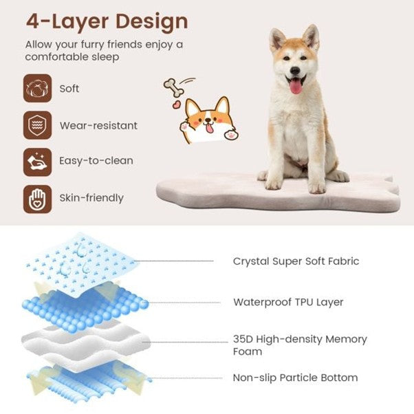 Large Dog Bed-Washable Cover