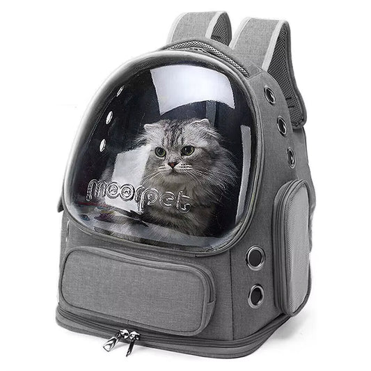 Astronaut Window Dog Cat Carrier Breathable Transparent Backpack Pet Travel Bag